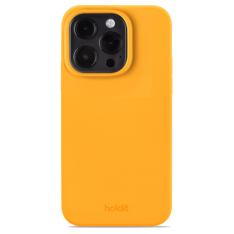 Гръб Holdit Silicone Case за iPhone 14 Pro - Orange Juice