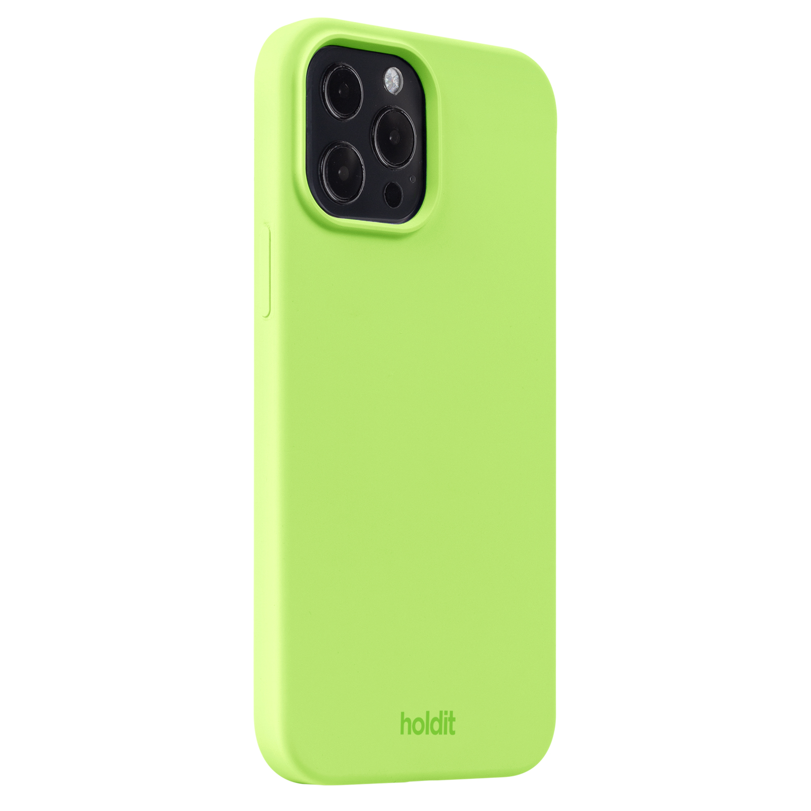 Гръб Holdit Silicone Case за iPhone13 Pro Max - Acid Green