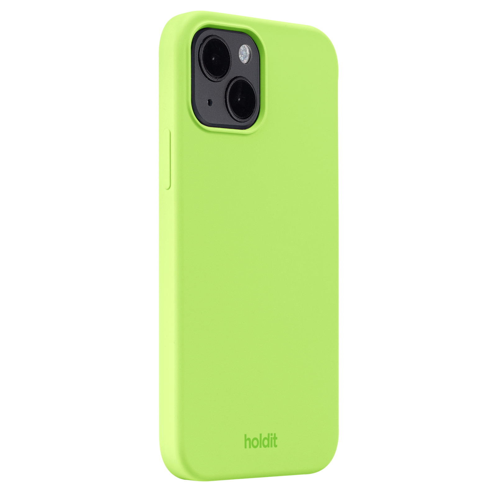 Гръб Holdit Silicone Case за iPhone 14/13 - Acid Green