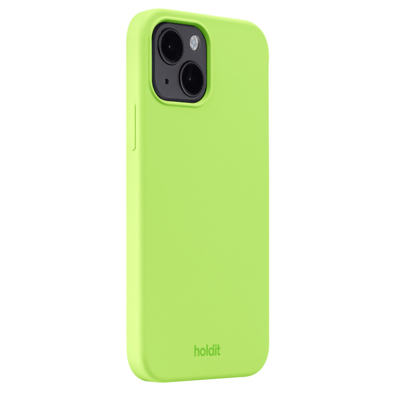 Гръб Holdit Silicone Case за iPhone 14/13 - Acid Green