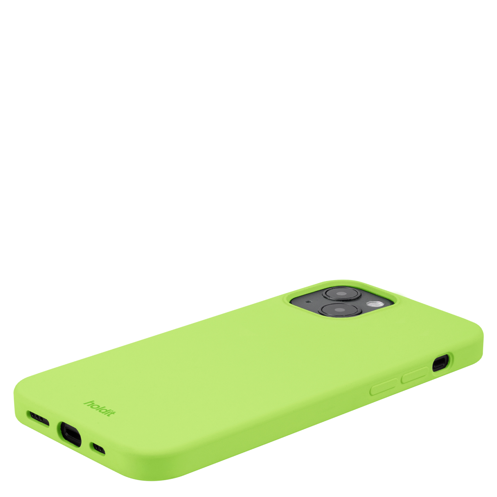 Гръб Holdit Silicone Case за iPhone 14 Plus - Acid Green
