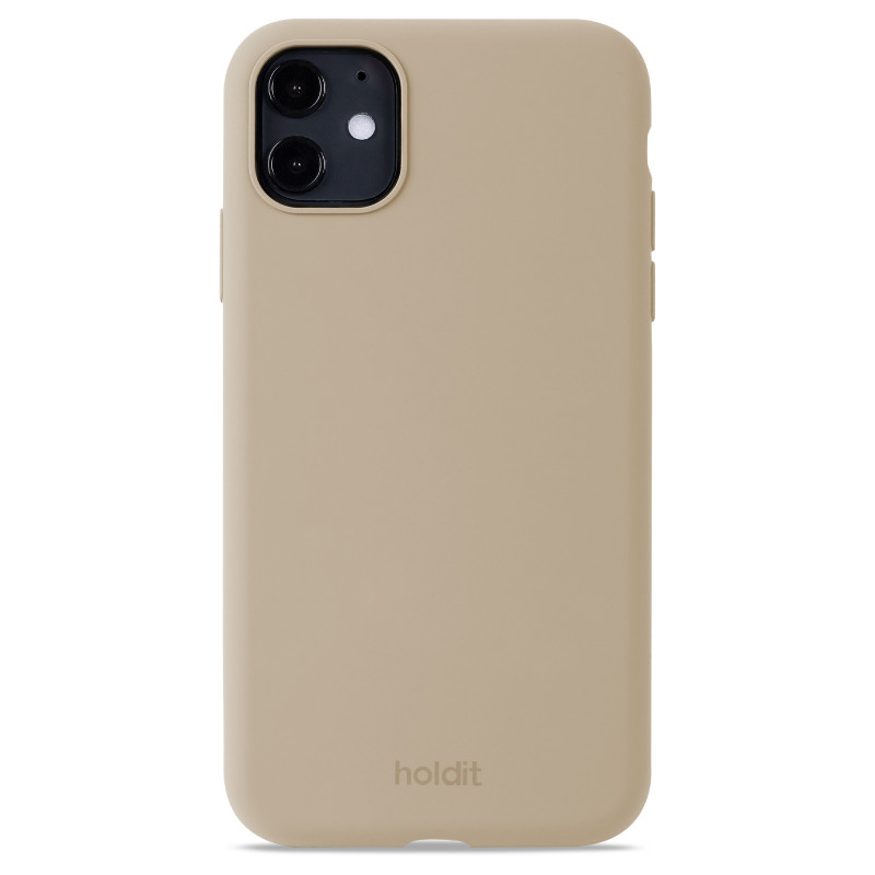 Гръб Holdit Silicone Case за  iPhone 11 - Latte Be...