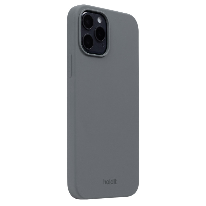 Гръб Holdit Silicone Case за  iPhone 12/12 Pro - Space Gray