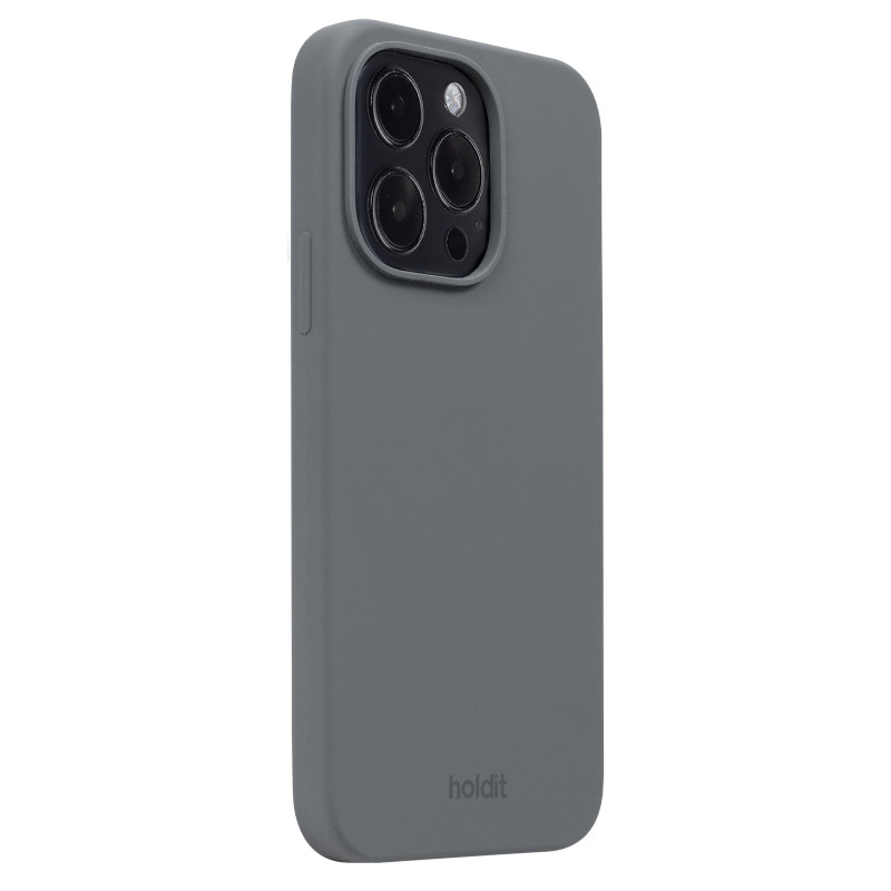 Гръб Holdit Silicone Case за  iPhone 14 Pro - Space Gray