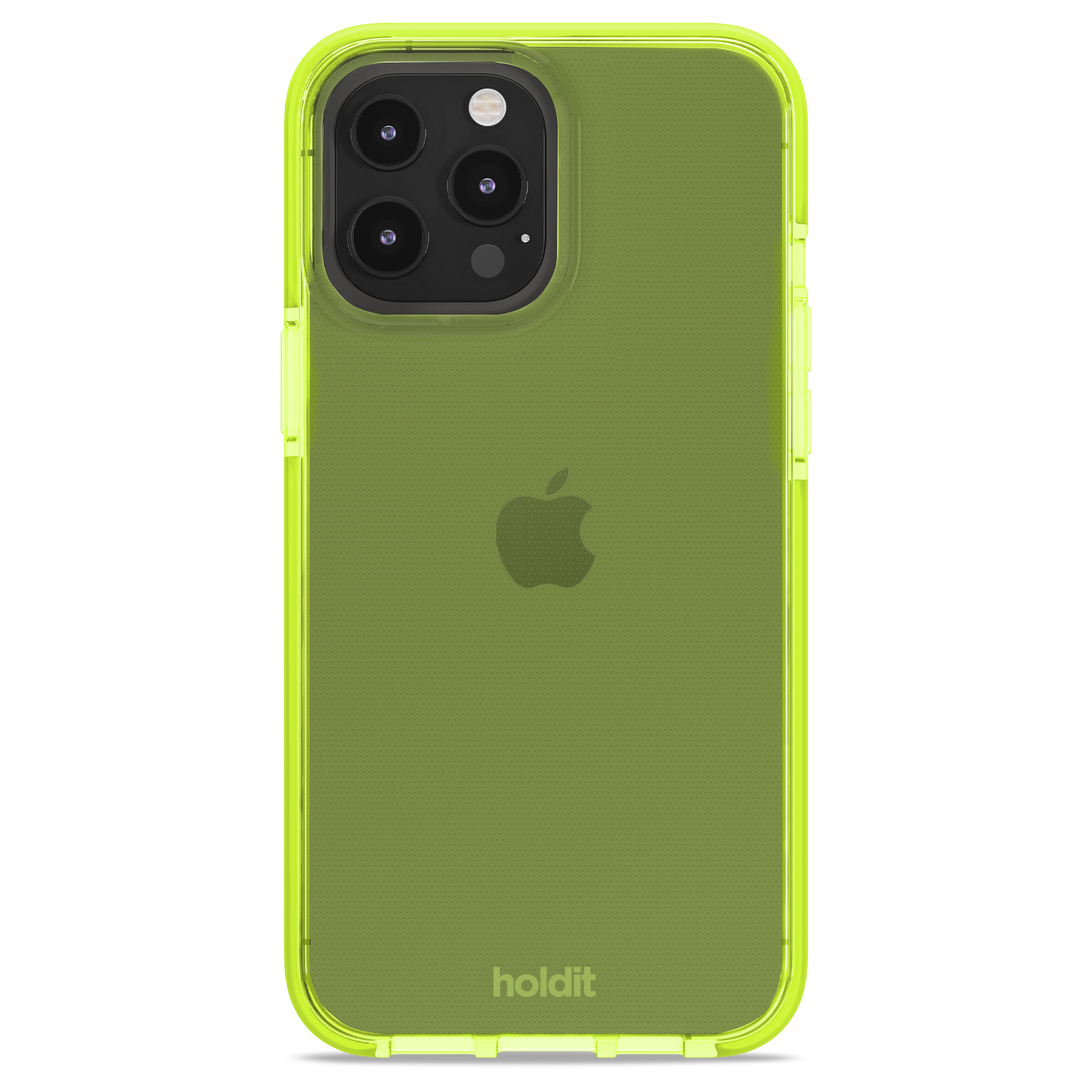 Гръб Holdit Seethru Case за iPhone 13 Pro Max - Acid Green