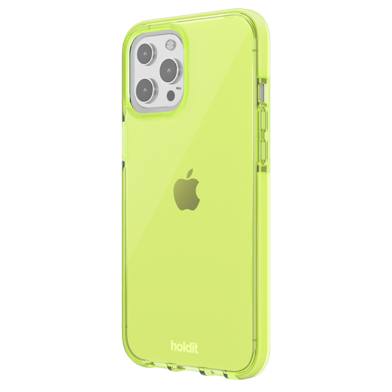 Гръб Holdit Seethru Case за iPhone 13 Pro Max - Acid Green