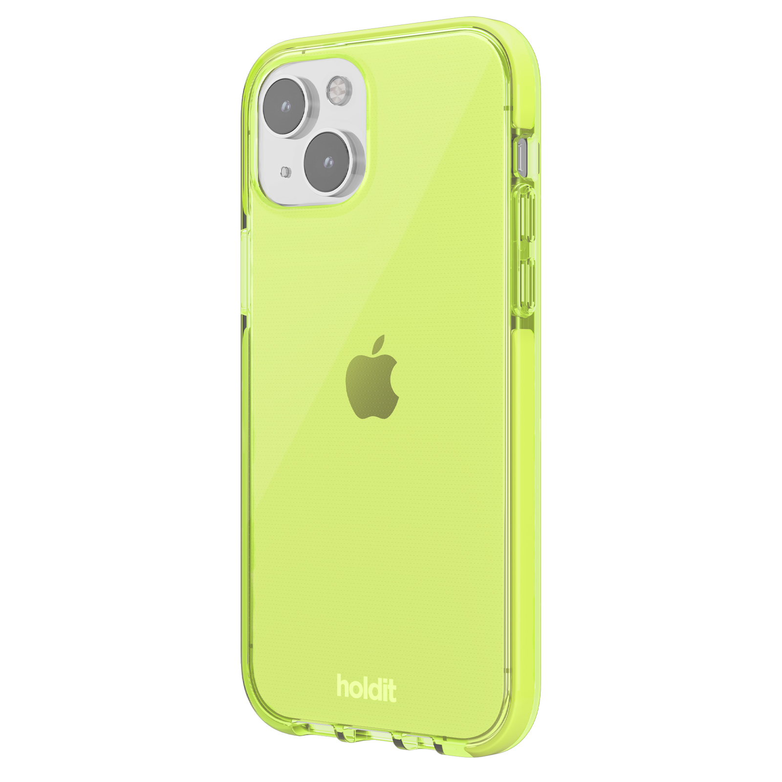 Гръб Holdit Seethru Case за iPhone 14/13 - Acid Green