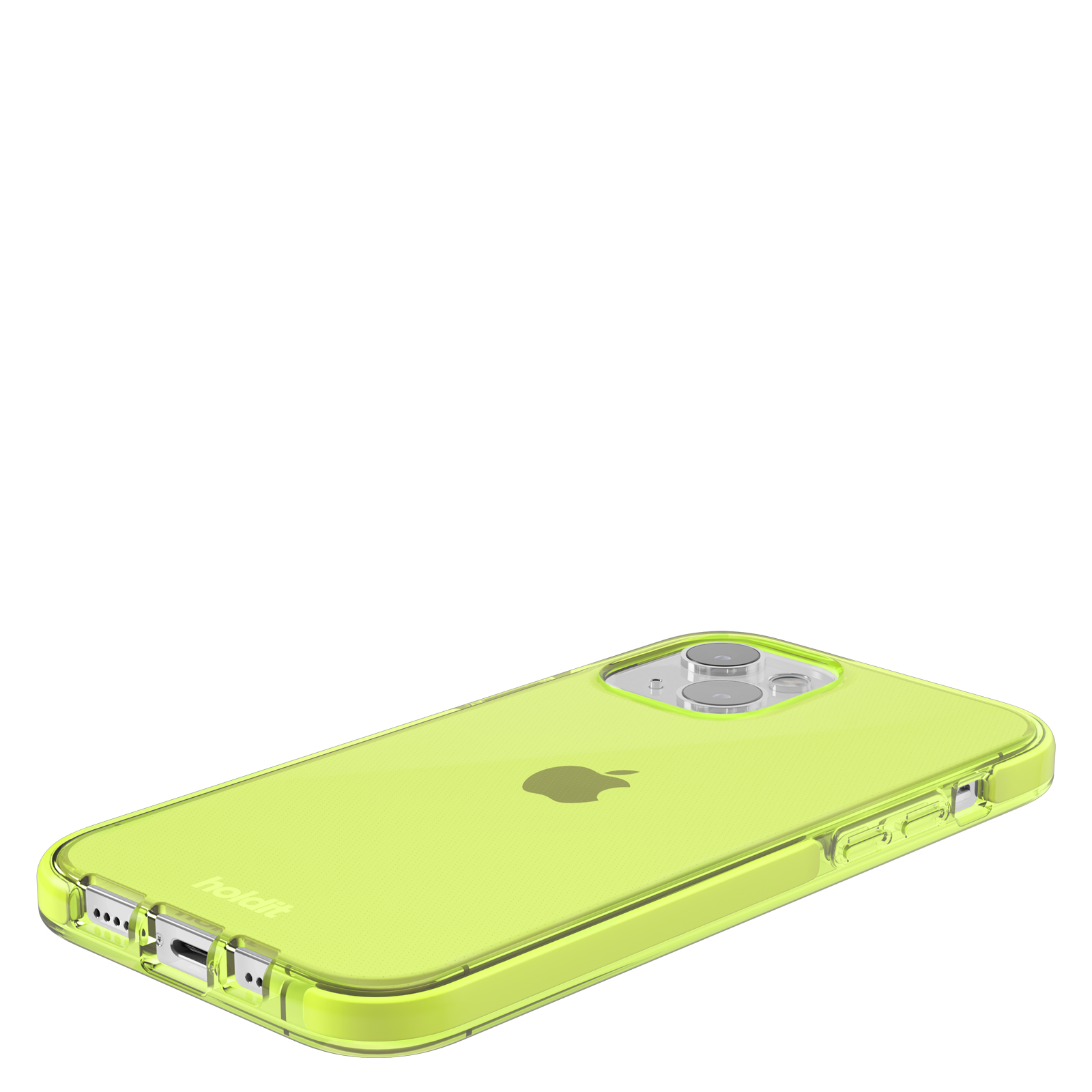 Гръб Holdit Seethru Case за iPhone 14/13 - Acid Green