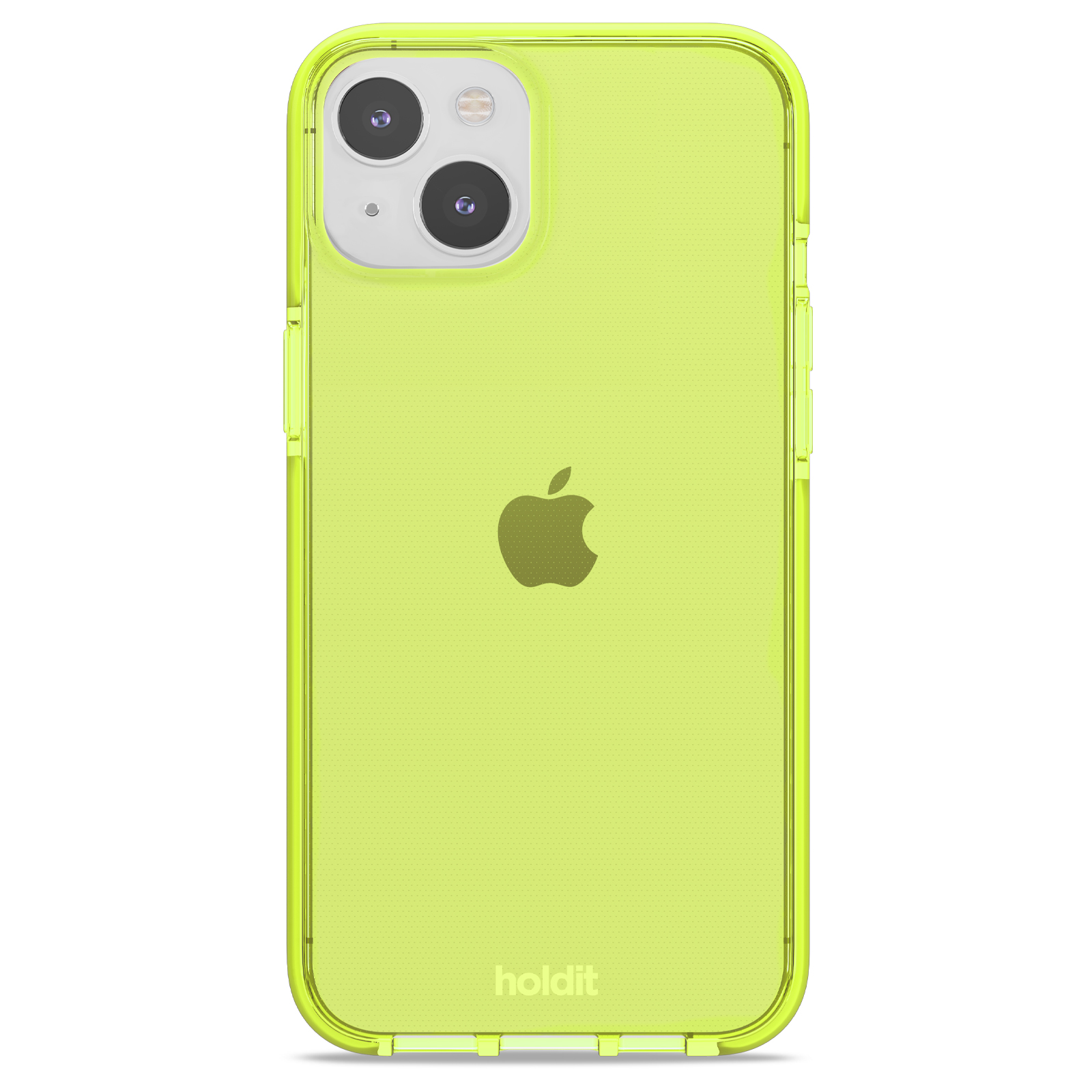 Гръб Holdit Seethru Case за iPhone 14 Plus - Acid Green