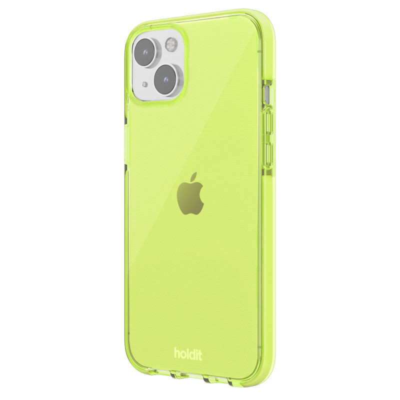 Гръб Holdit Seethru Case за iPhone 14 Plus - Acid Green