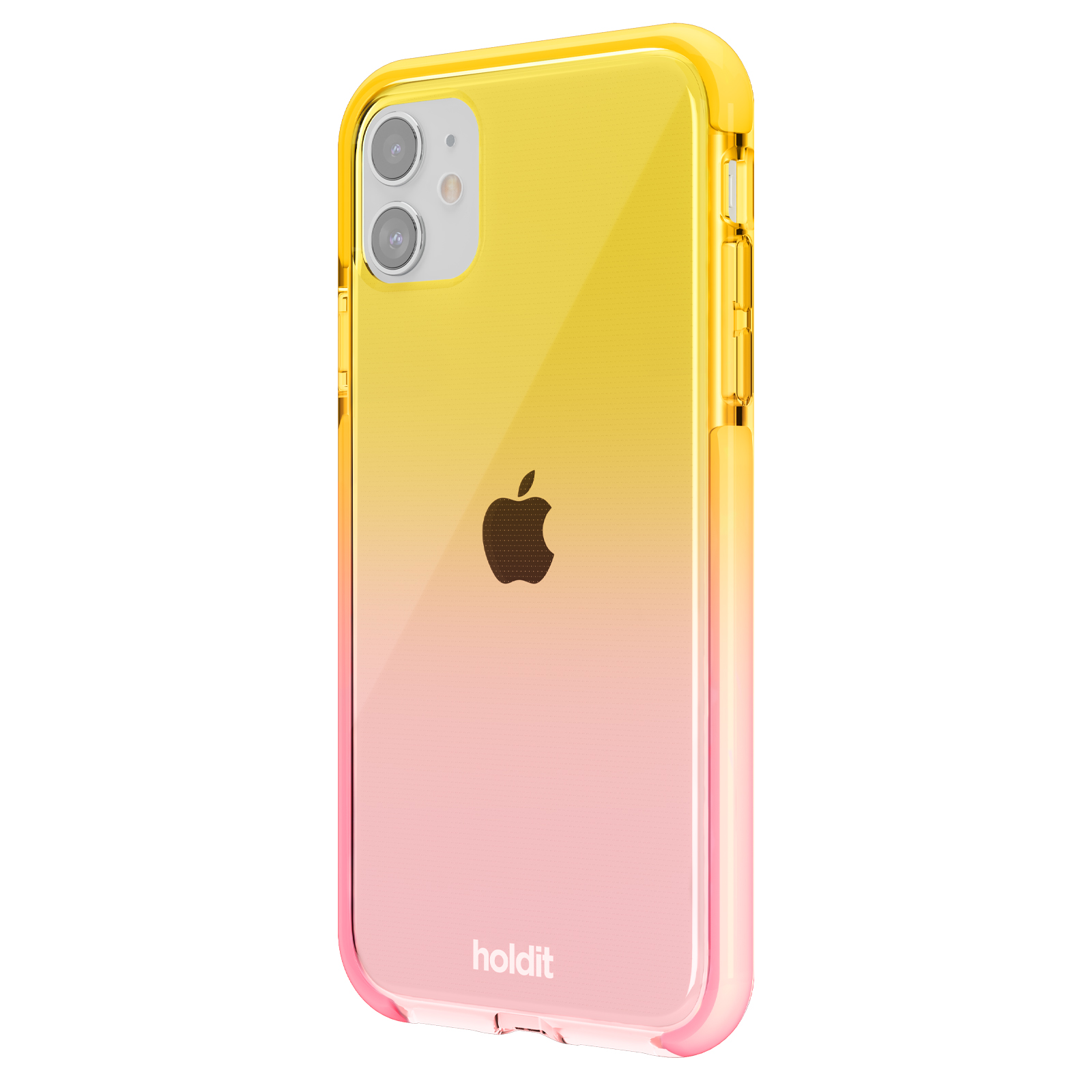 Гръб Holdit Seethru Case за iPhone 11/XR - Bright Pink/Orange Juice