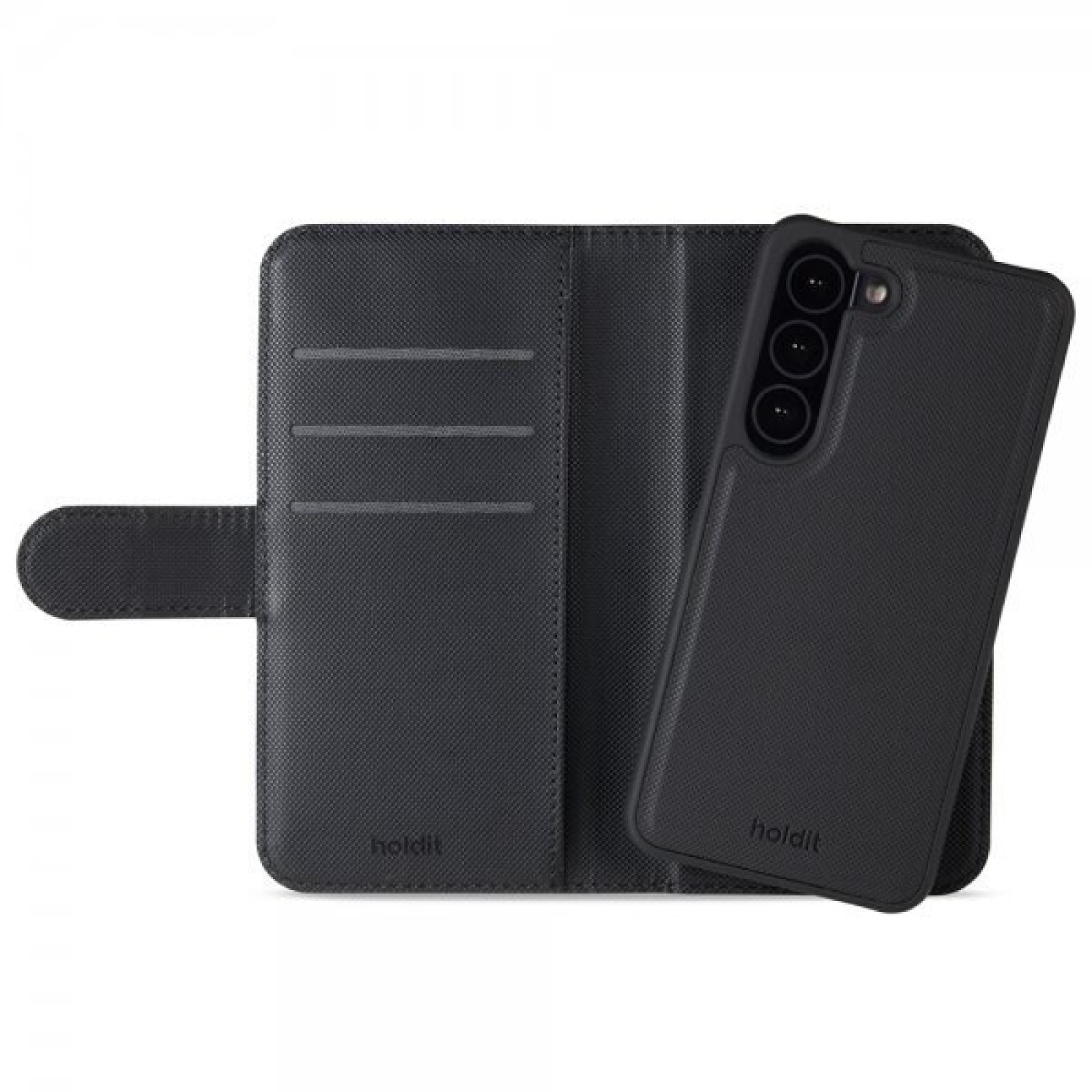 Калъф Holdit Wallet Mag за Samsung Galaxy S23 - Черен