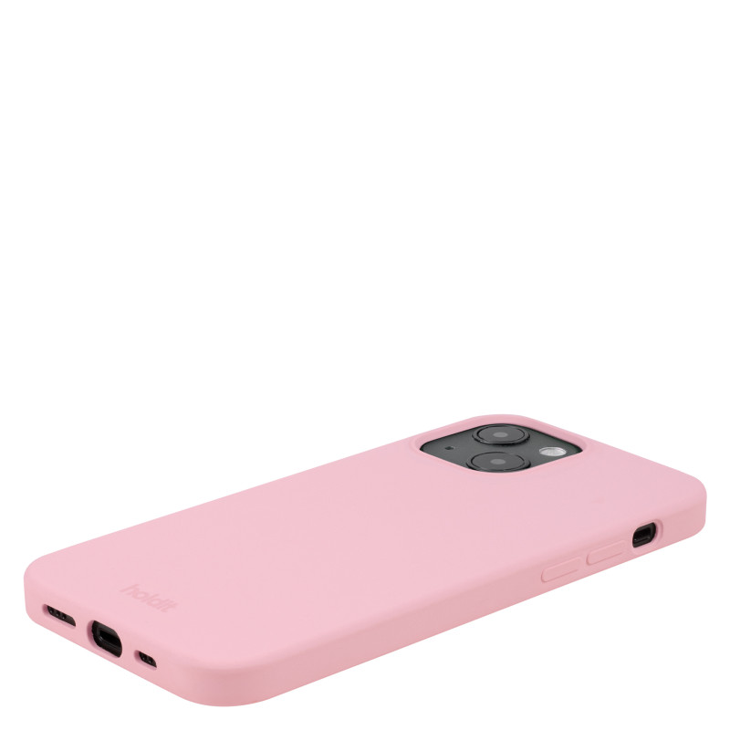 Гръб Holdit за iPhone 14, 13, Silicone Case, Pink