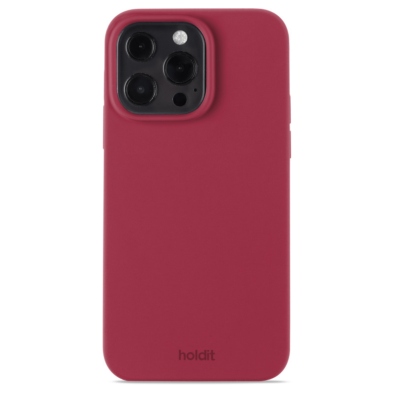 Гръб Holdit за iPhone 13 Pro , Silicone Case, Red ...