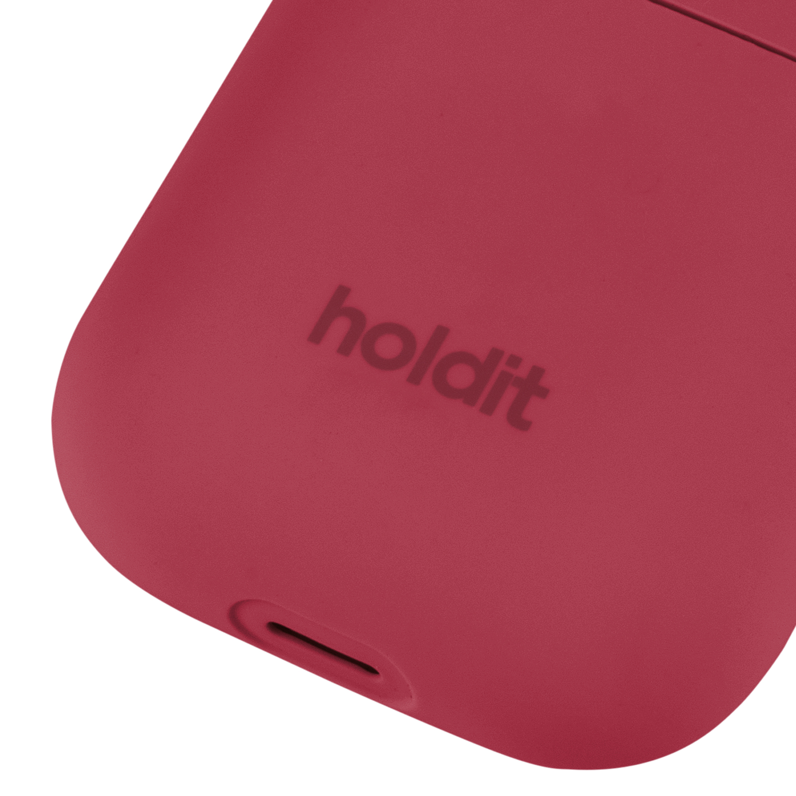 Kaлъф Holdit Silicone Case за  AirPods 1/2 - Red Velvet