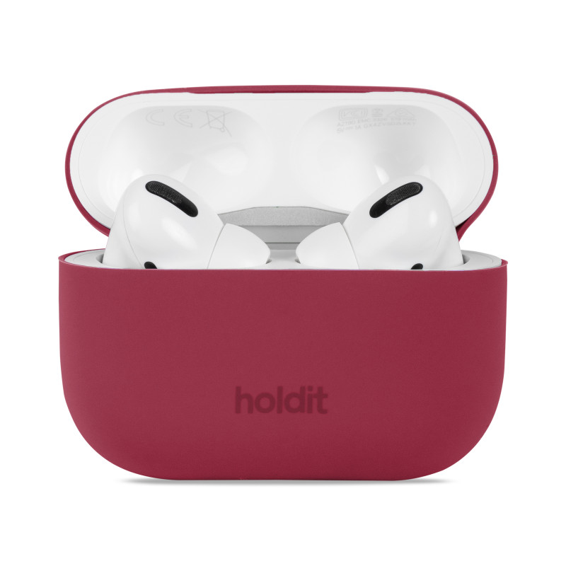Kaлъф Holdit за AirPods Pro 1, 2, Silicone Case, R...