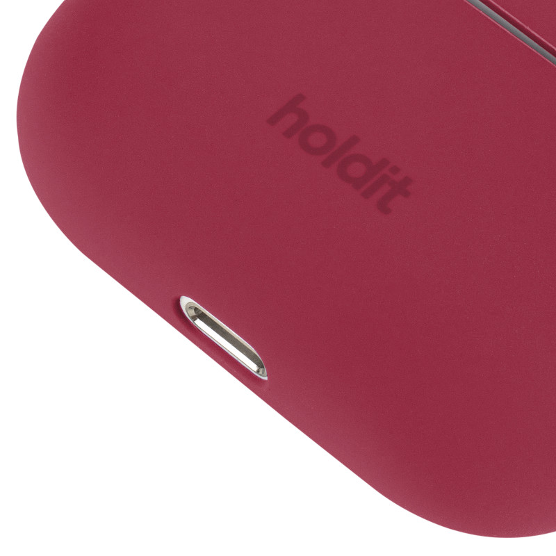 Kaлъф Holdit Silicone Case за  AirPods Pro 1/2 - Red Velvet