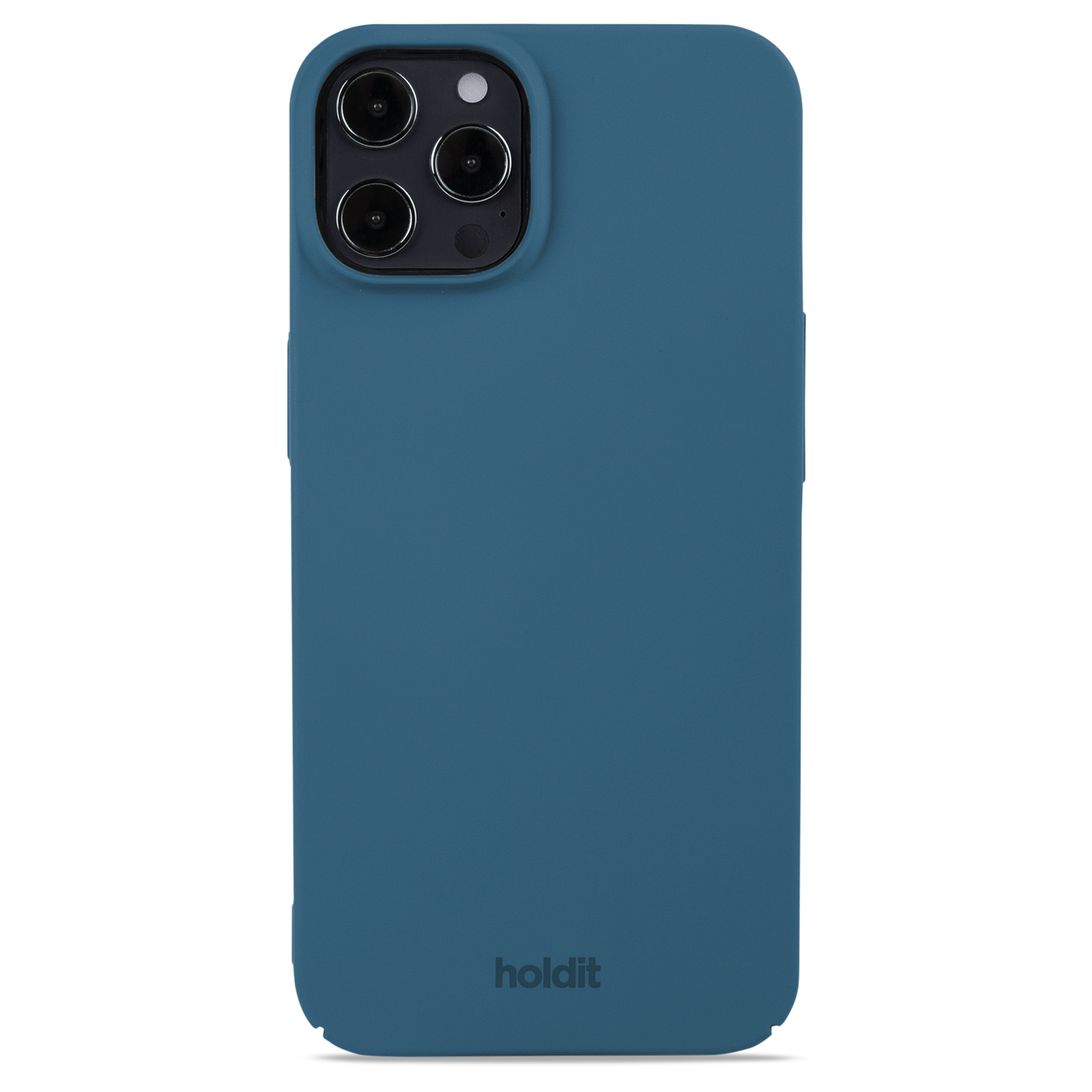 Гръб Holdit Slim Case iPhone 12/12 Pro - Син