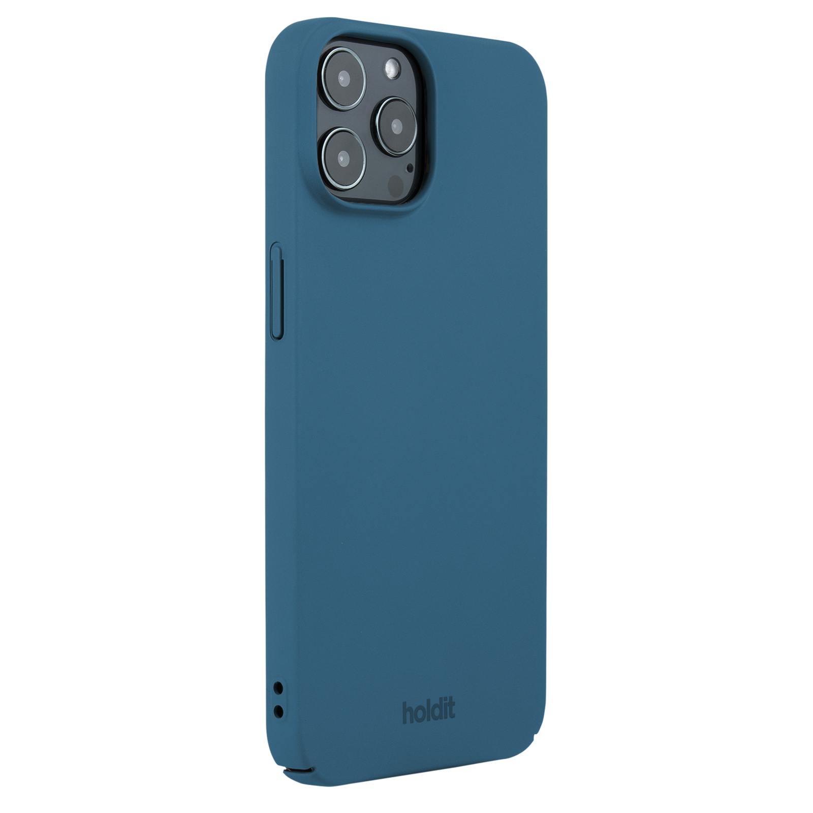 Гръб Holdit Slim Case iPhone 12/12 Pro - Син