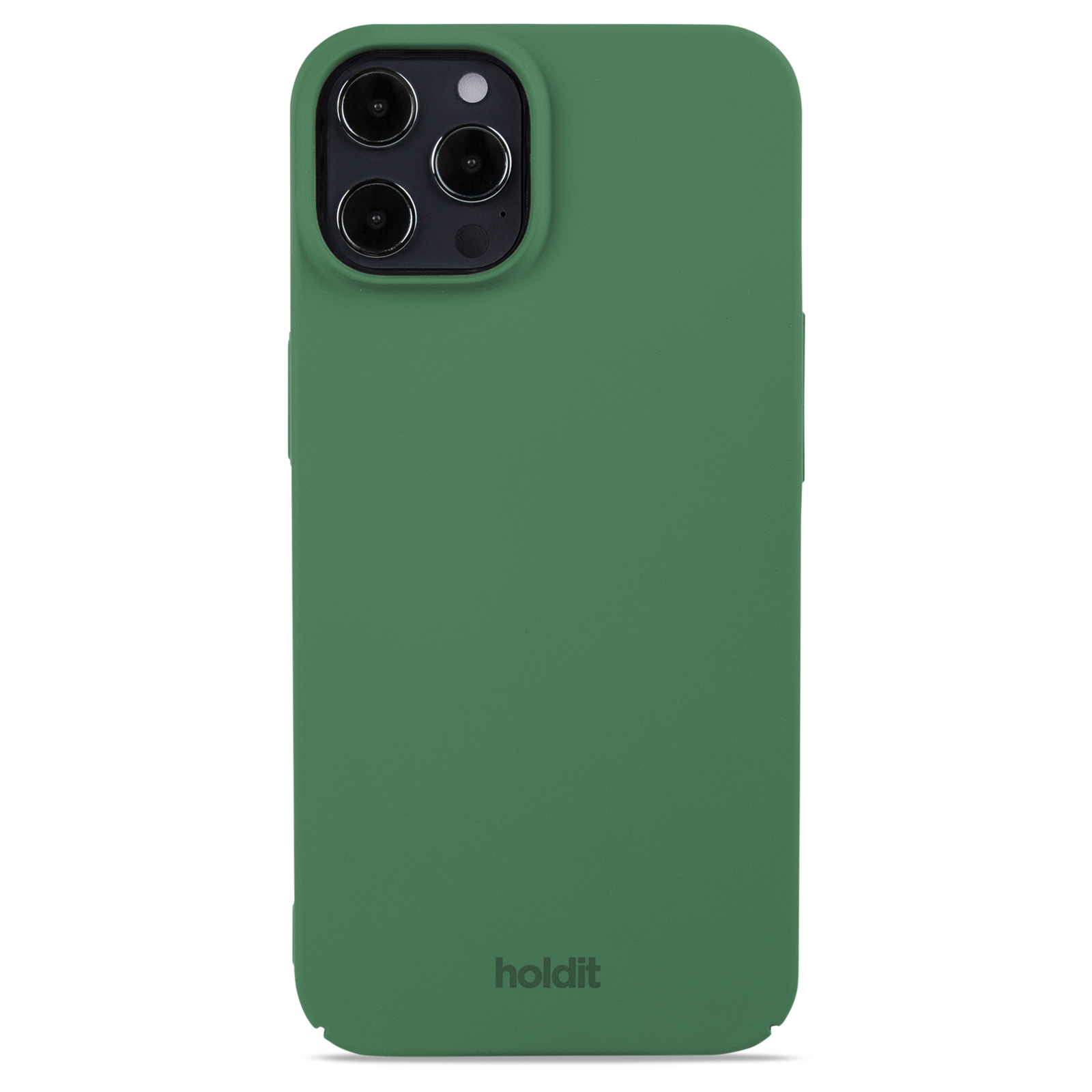 Гръб Holdit Slim Case iPhone 12/12 Pro - Зелен