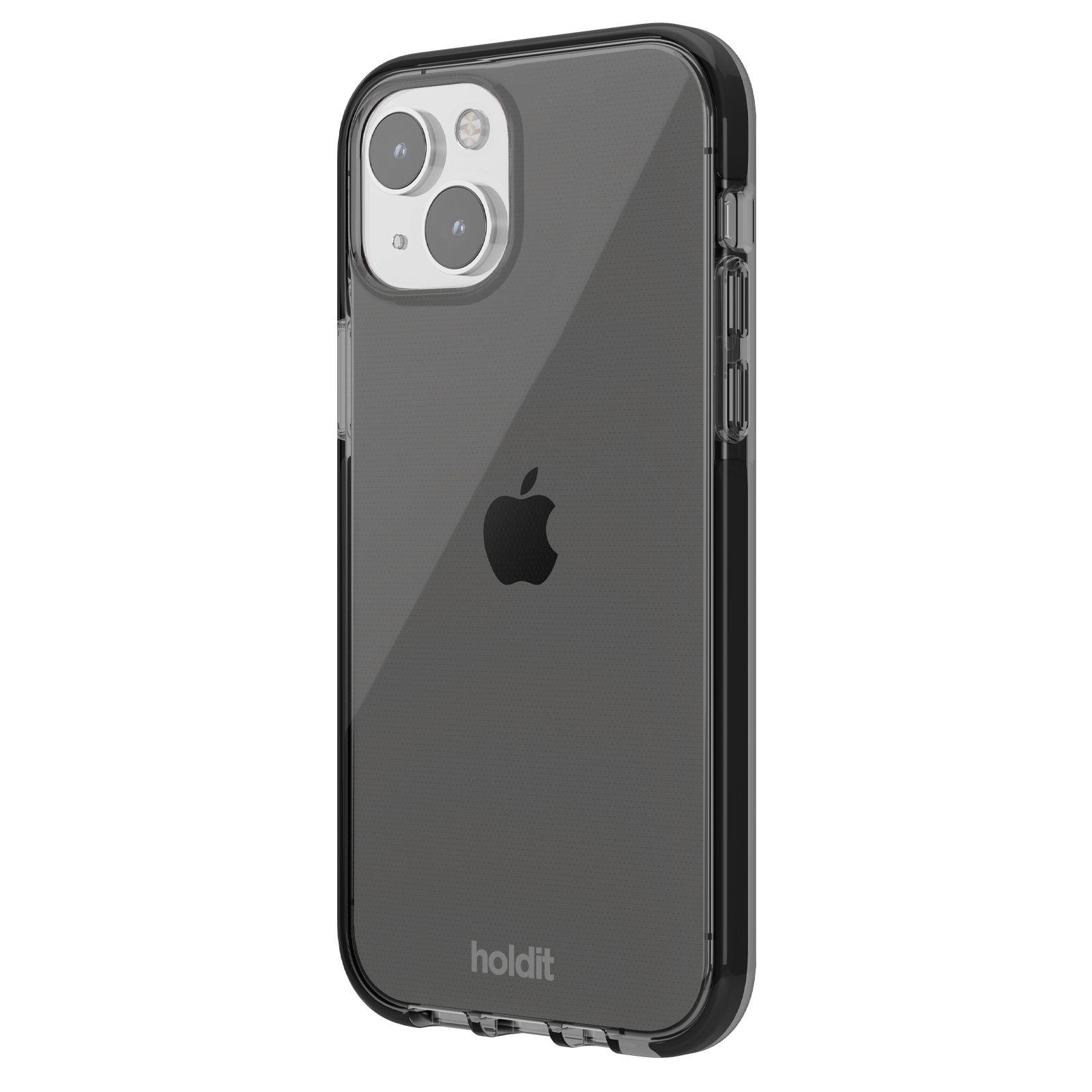 Гръб Holdit Seethru Case за iPhone 15 - Черен