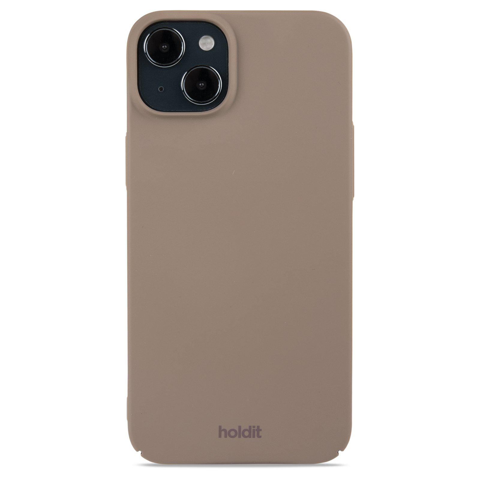 Гръб Holdit Slim Case за iphone 15 Plus - Кафяв