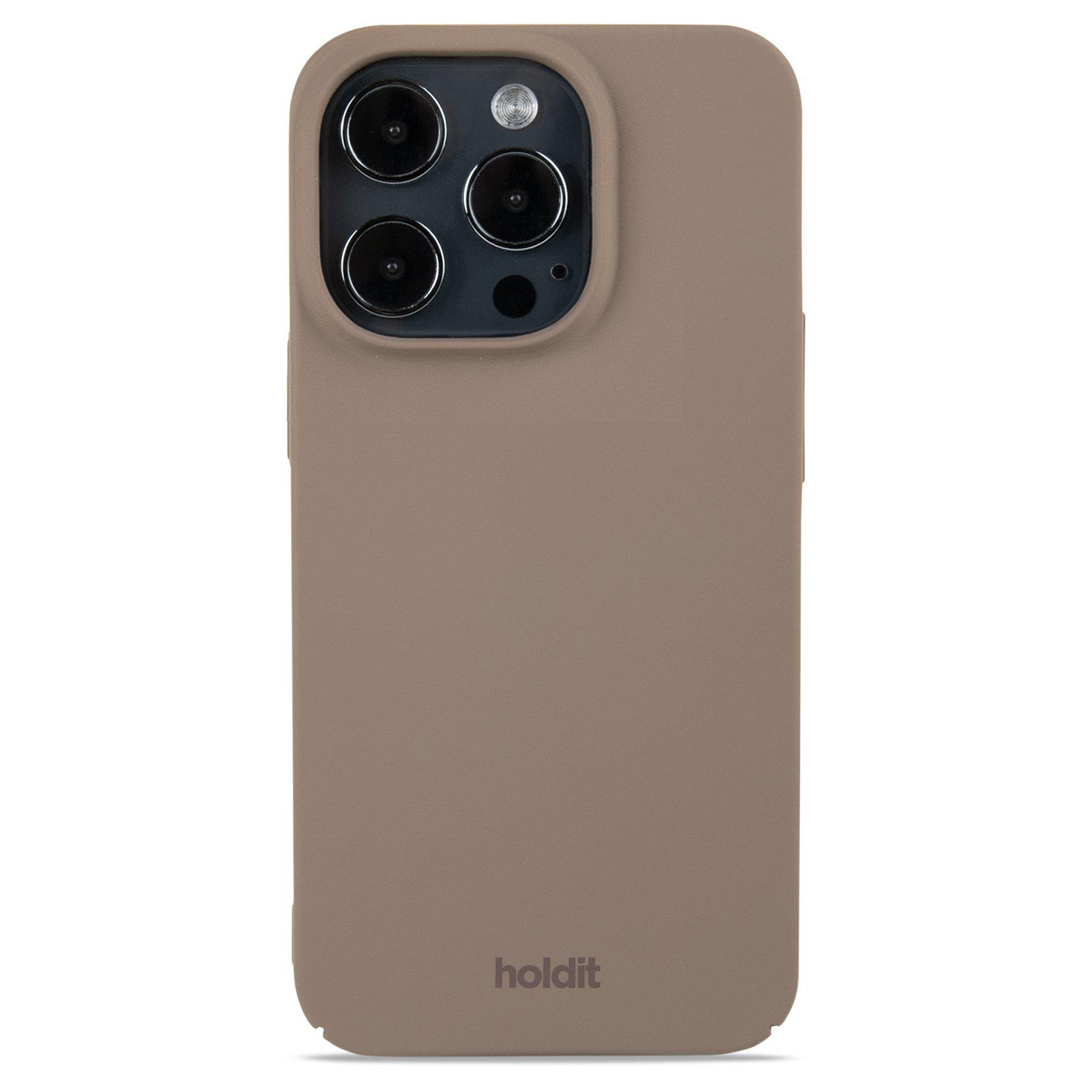 Гръб Holdit Slim Case за iphone 15 Pro - Кафяв