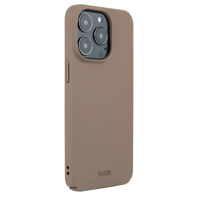 Гръб Holdit Slim Case за iphone 15 Pro - Кафяв