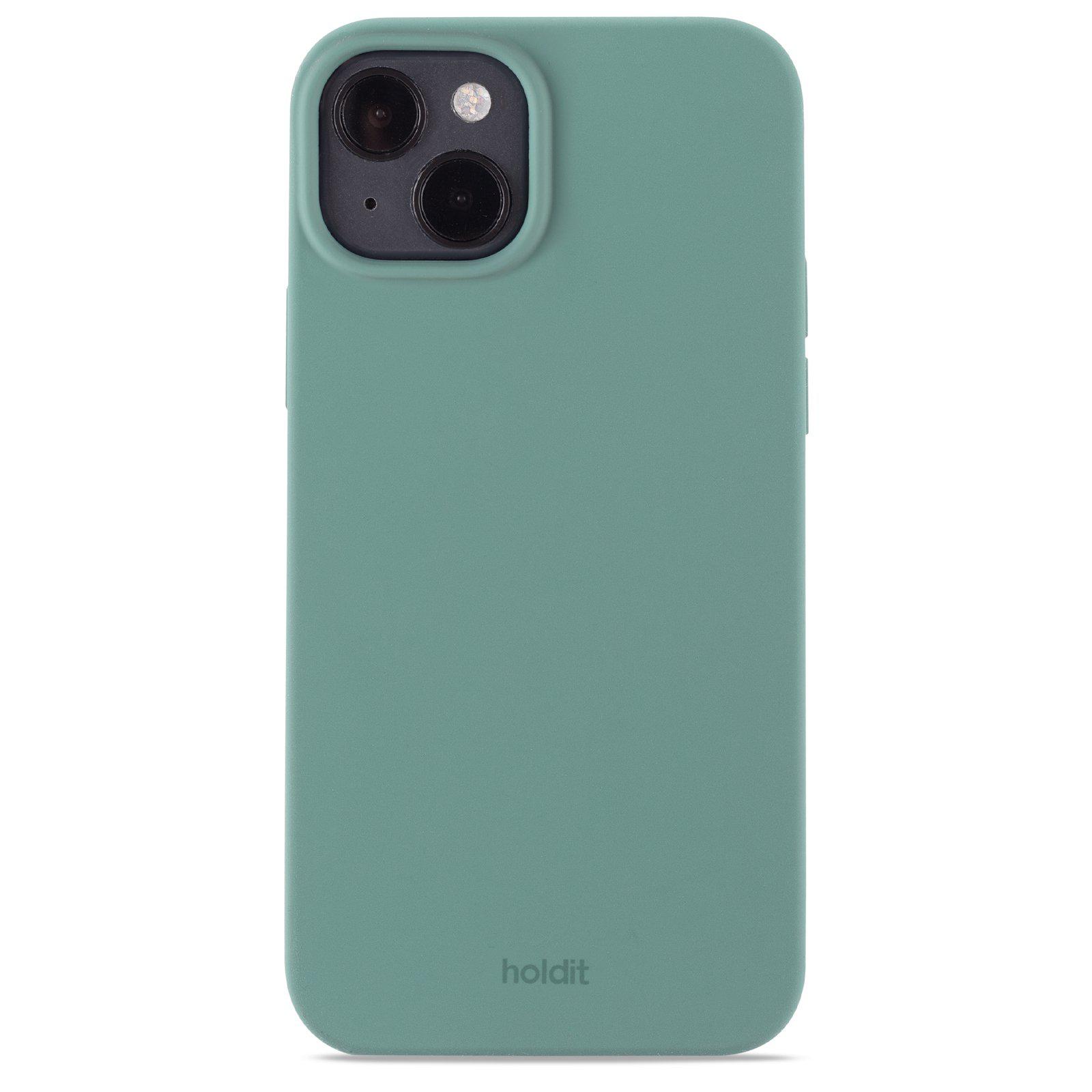 Гръб Holdit Silicone Case за iphone 15 Plus - Зелен