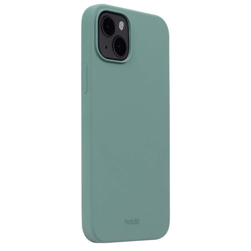 Гръб Holdit Silicone Case за iphone 15 Plus - Зелен