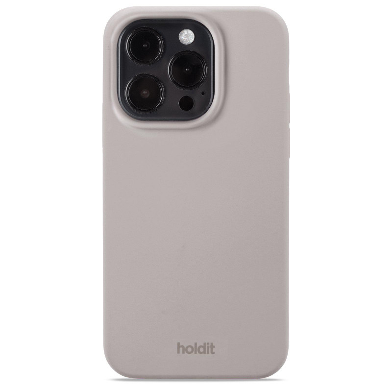 Гръб Holdit Silicone Case за iphone 15 Pro -  Taupe