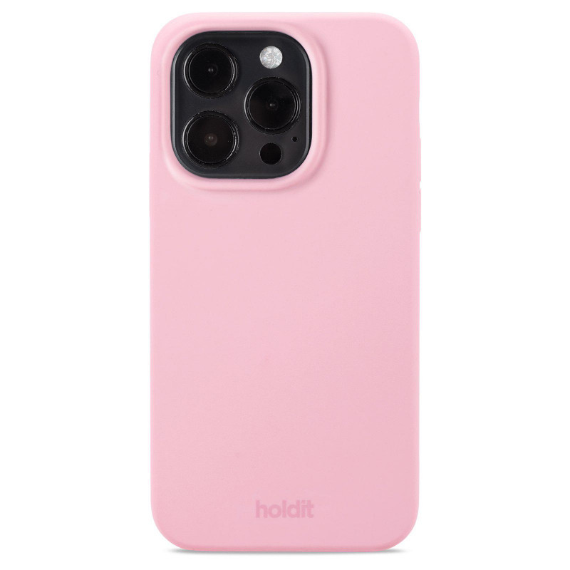 Гръб Holdit Silicone Case за iphone 15 Pro - Розов...