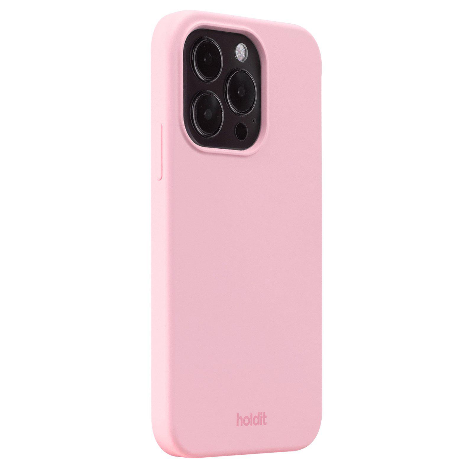 Гръб Holdit Silicone Case за iphone 15 Pro - Розов