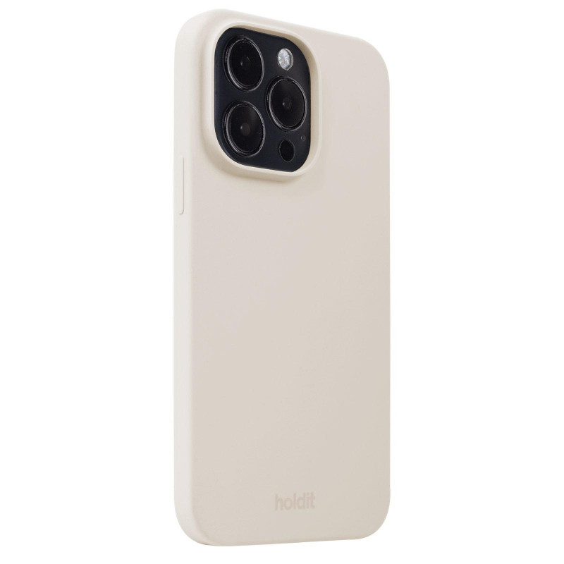 Гръб Holdit Silicone Case за iphone 15 Pro -  Light Beige