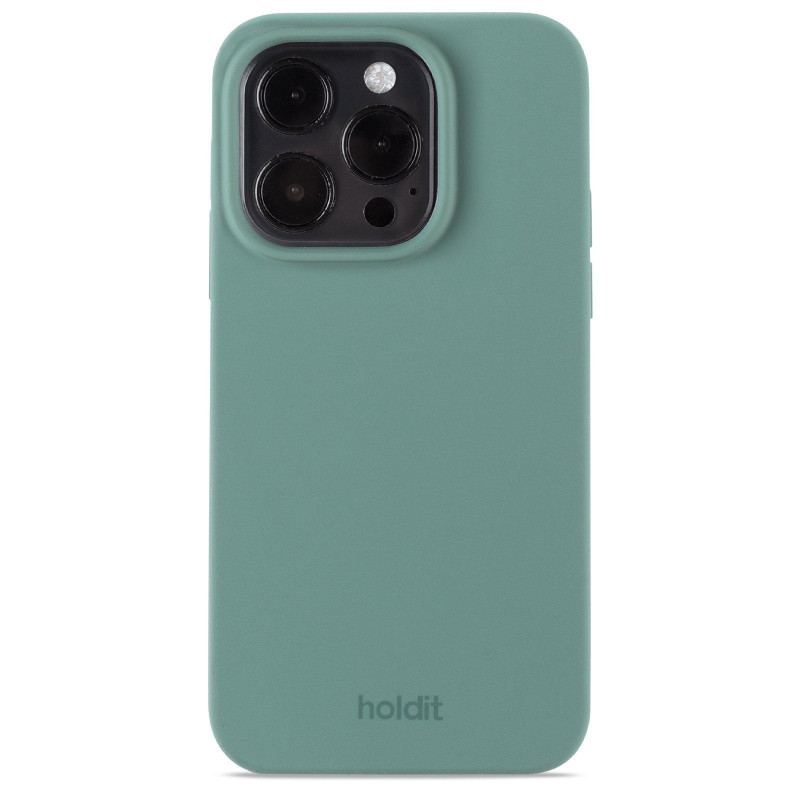Гръб Holdit Silicone Case за iphone 15 Pro - Зелен...