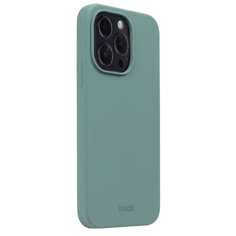 Гръб Holdit Silicone Case за iphone 15 Pro - Зелен
