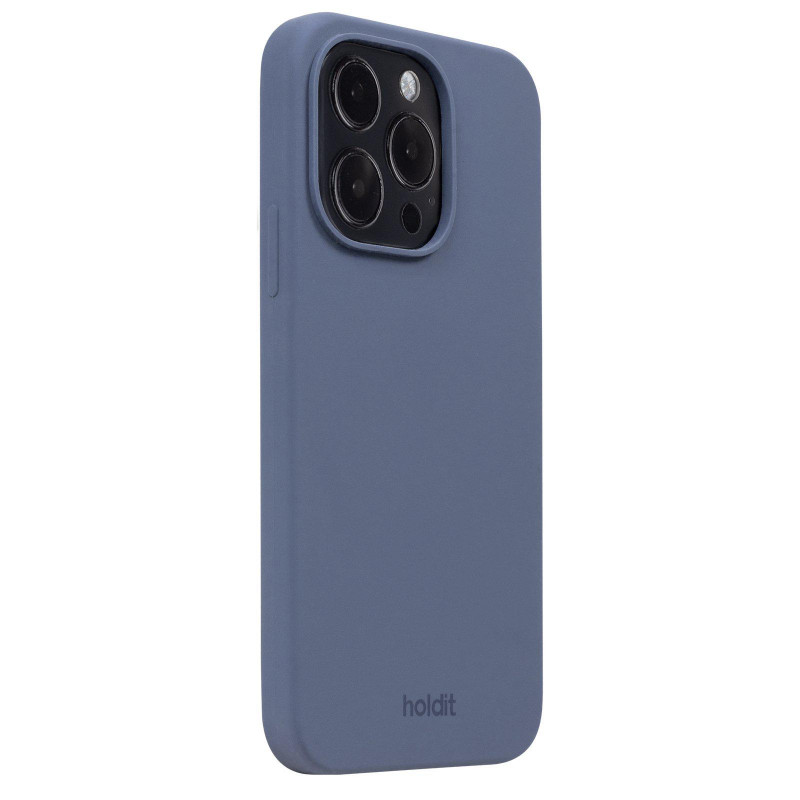 Гръб Holdit Silicone Case за iphone 15 Pro - Син