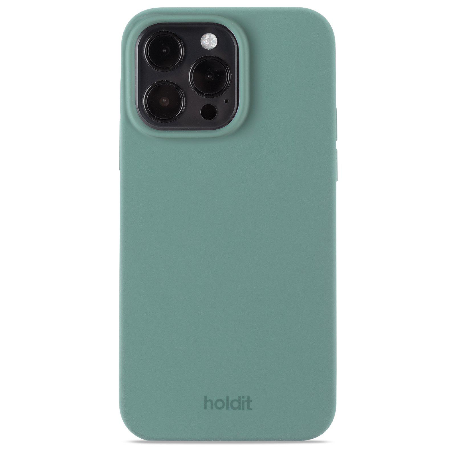 Гръб Holdit Silicone Case за iphone 15 Pro Max - Зелен