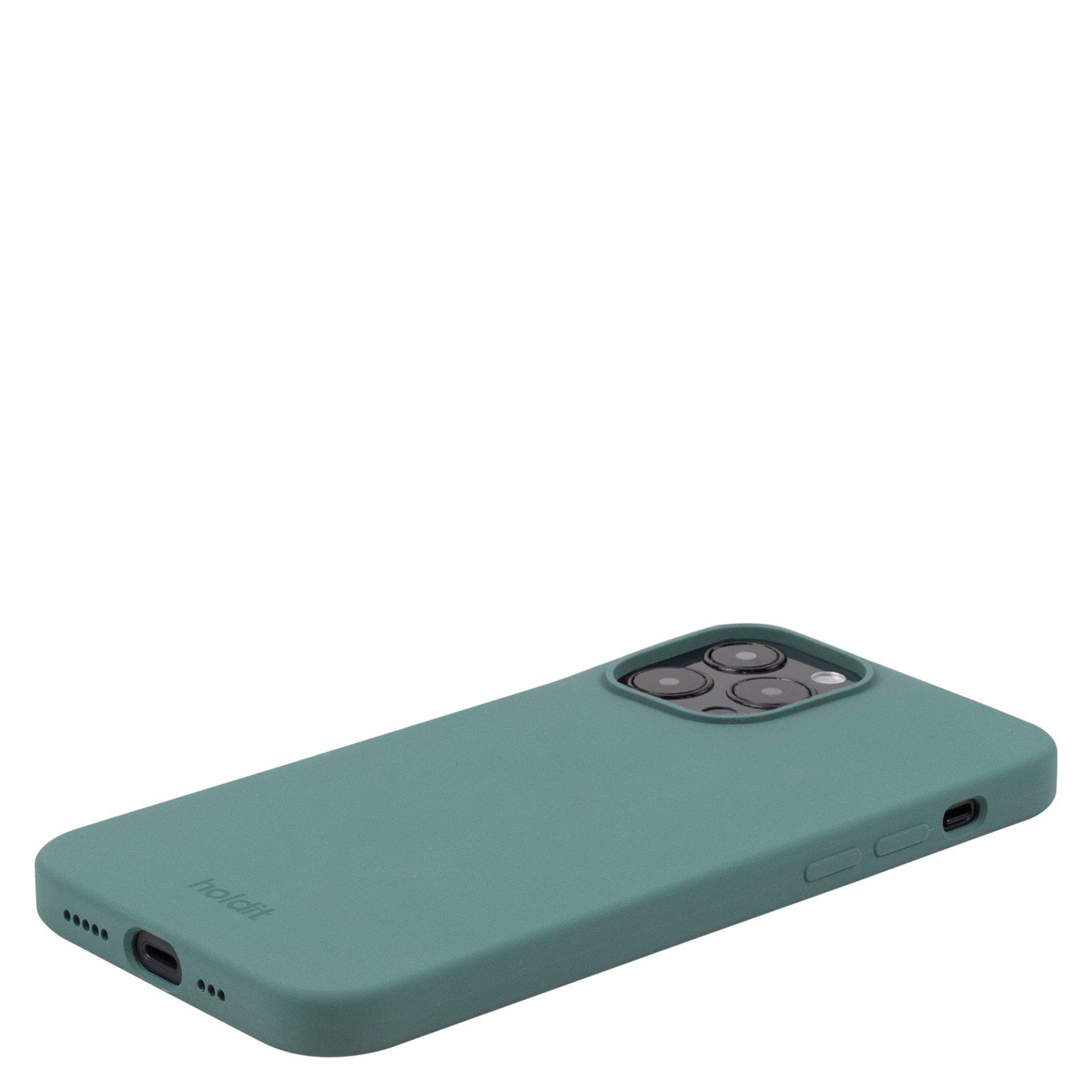 Гръб Holdit Silicone Case за iphone 15 Pro Max - Зелен