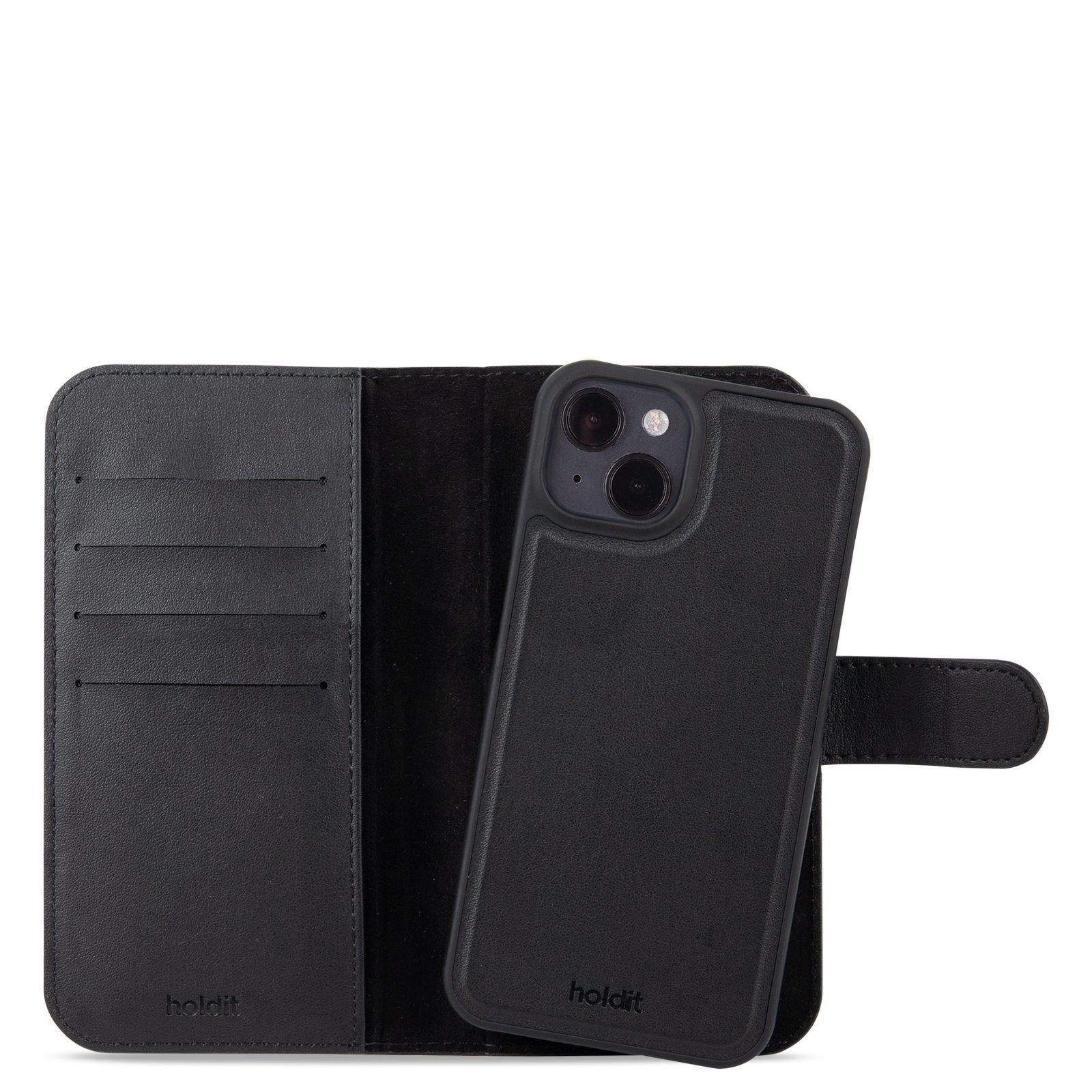 Гръб Калъф Holdit WalletCase MagnetPlus за iphone 15 - Черен