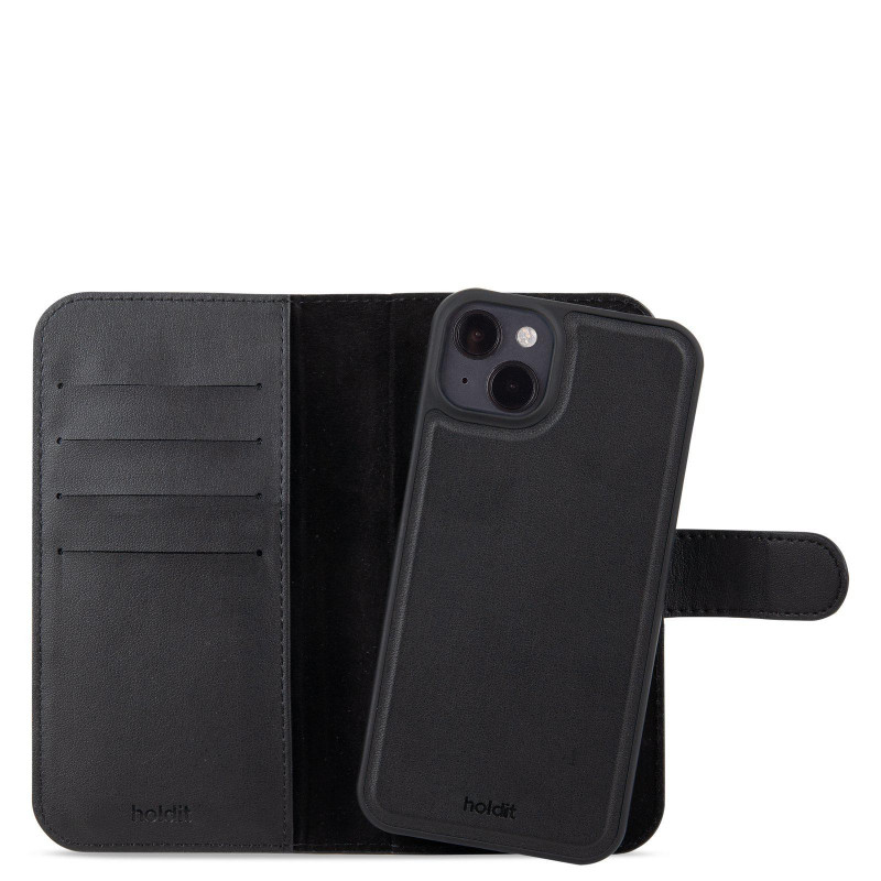 Гръб Калъф Holdit WalletCase MagnetPlus за iphone 15 Plus - Черен