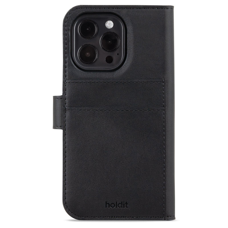 Гръб Калъф Holdit WalletCase MagnetPlus за iphone 15 Pro - Черен