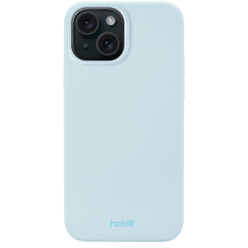 Гръб Holdit за iPhone 14, 13, Silicone Case, Mineral Blue