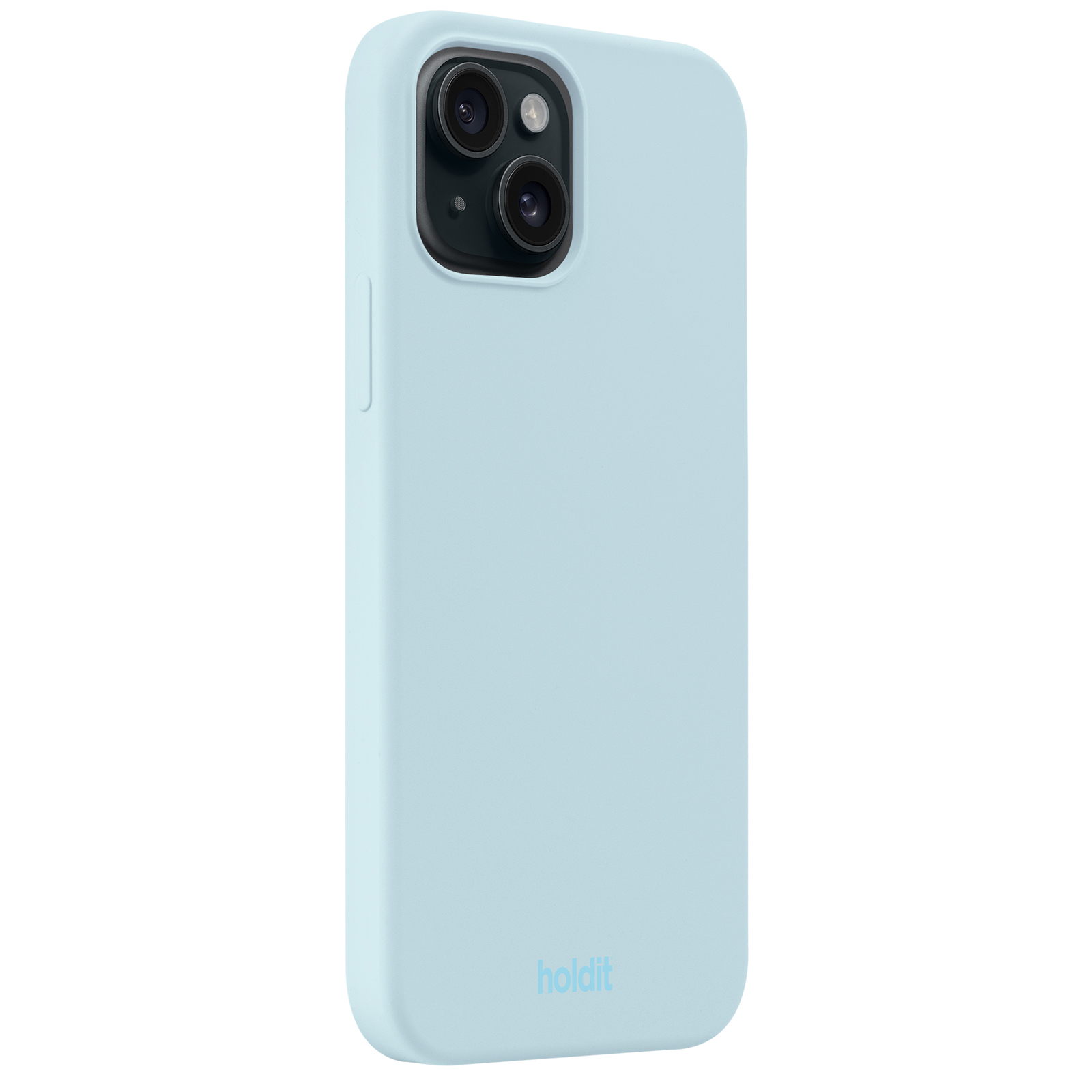 Гръб Holdit за iPhone 15, Silicone Case, Mineral Blue