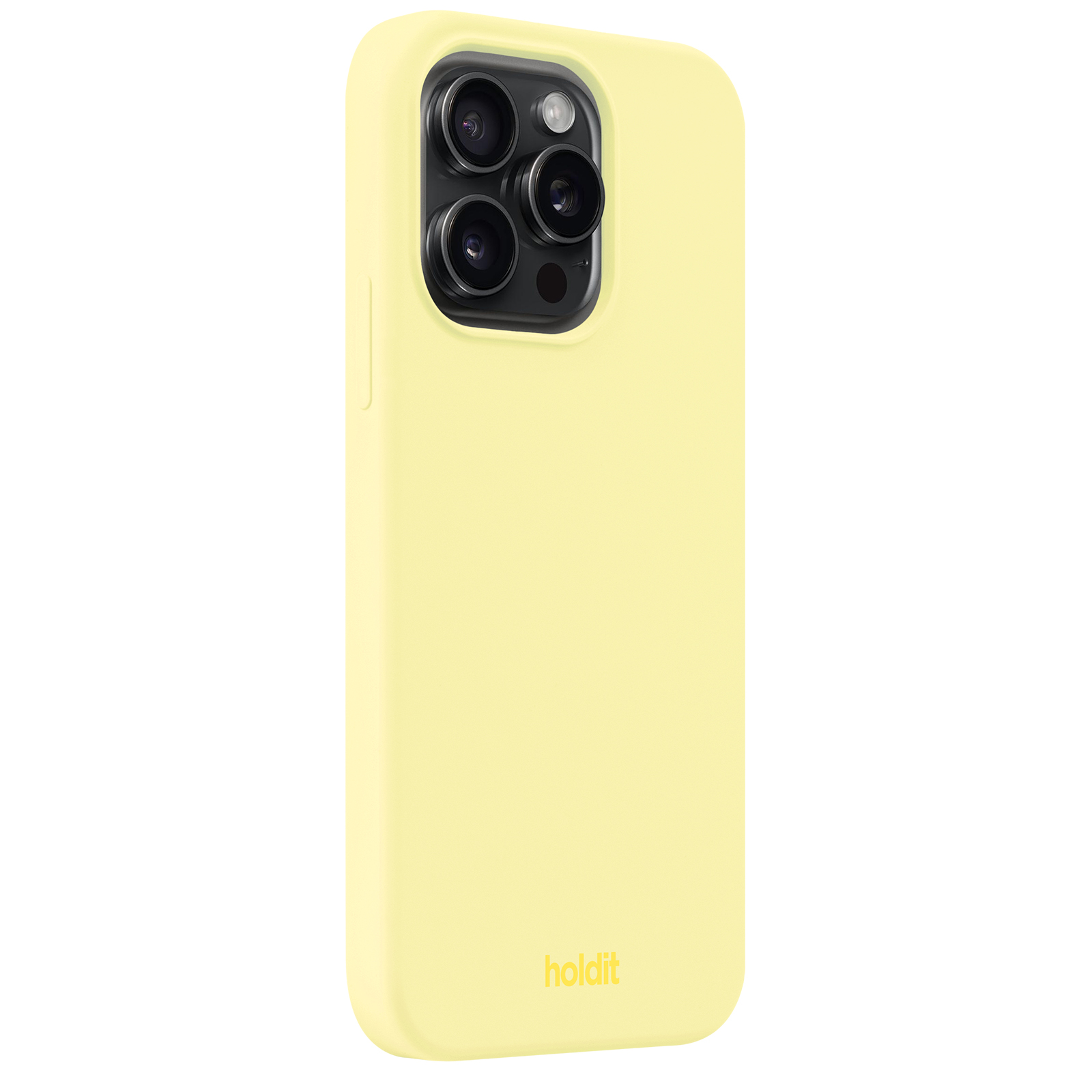Гръб Holdit за iPhone 14 Pro, Silicone Case, Lemonade