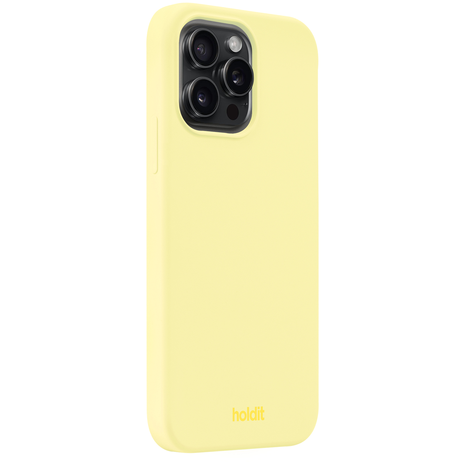 Гръб Holdit за iPhone 14 Pro Max, Silicone Case, Lemonade