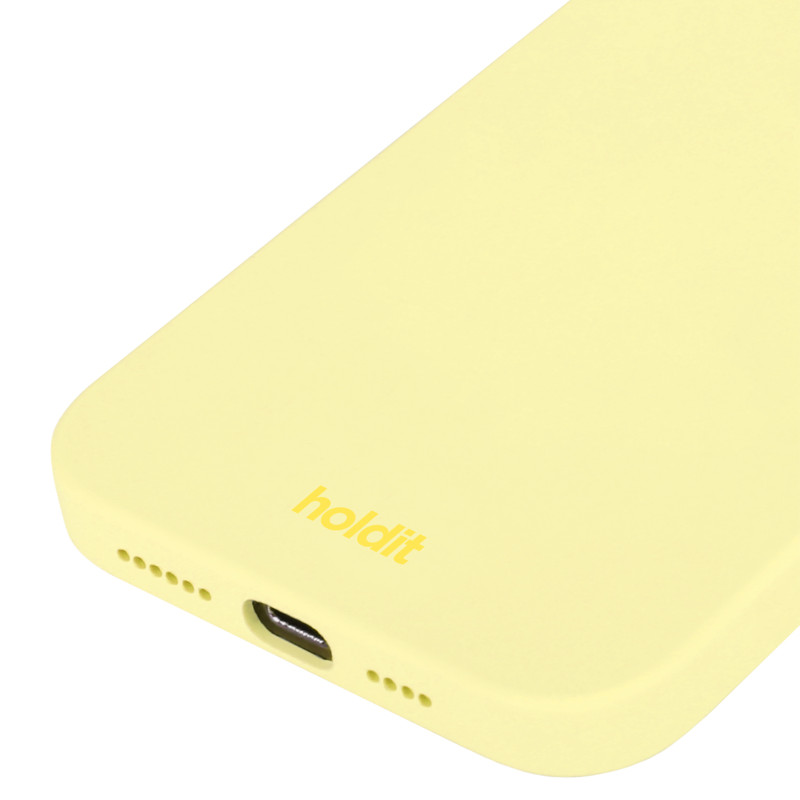 Гръб Holdit за iPhone 14 Pro Max, Silicone Case, Lemonade