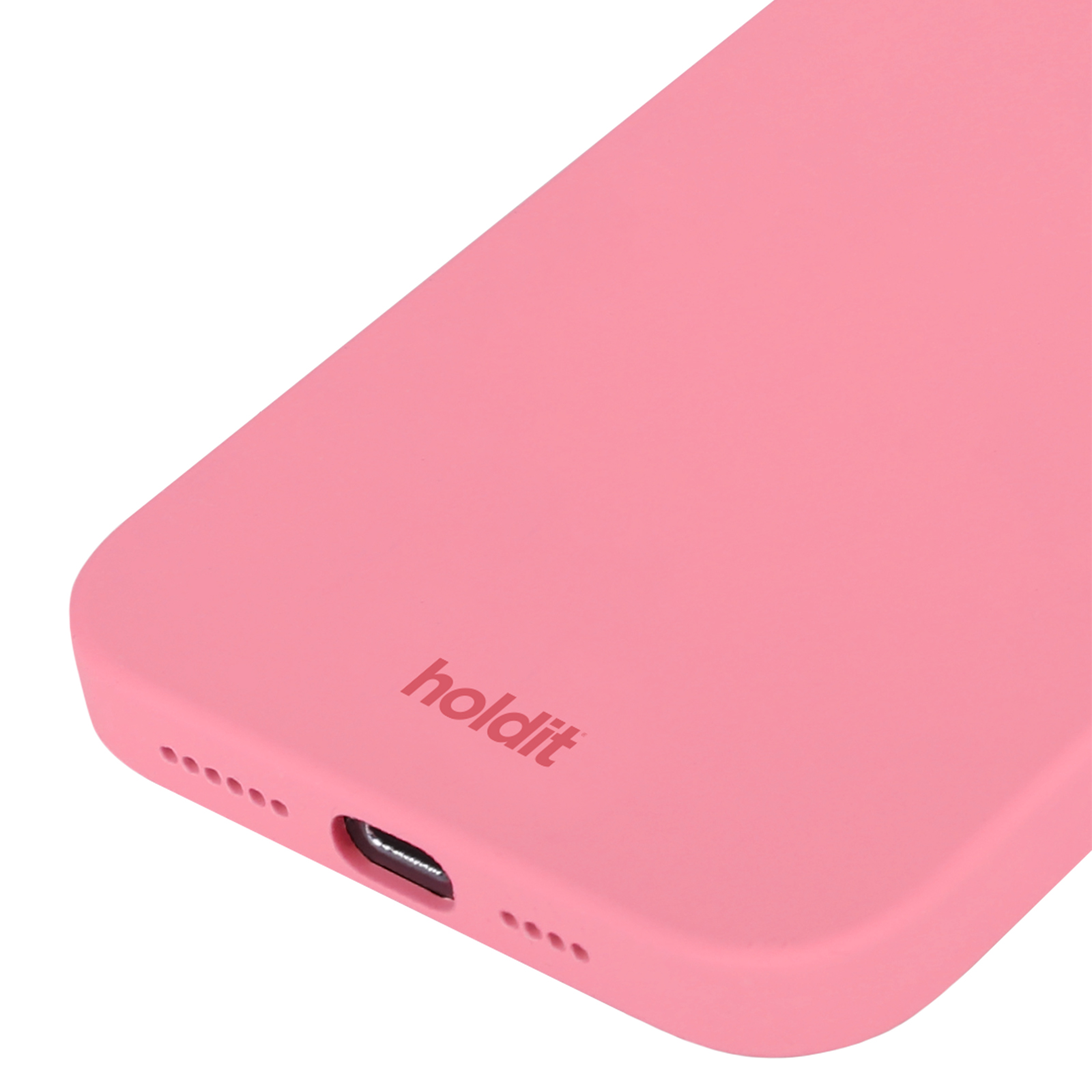 Гръб Holdit за iPhone 14, 13, Silicone Case, Rouge Pink