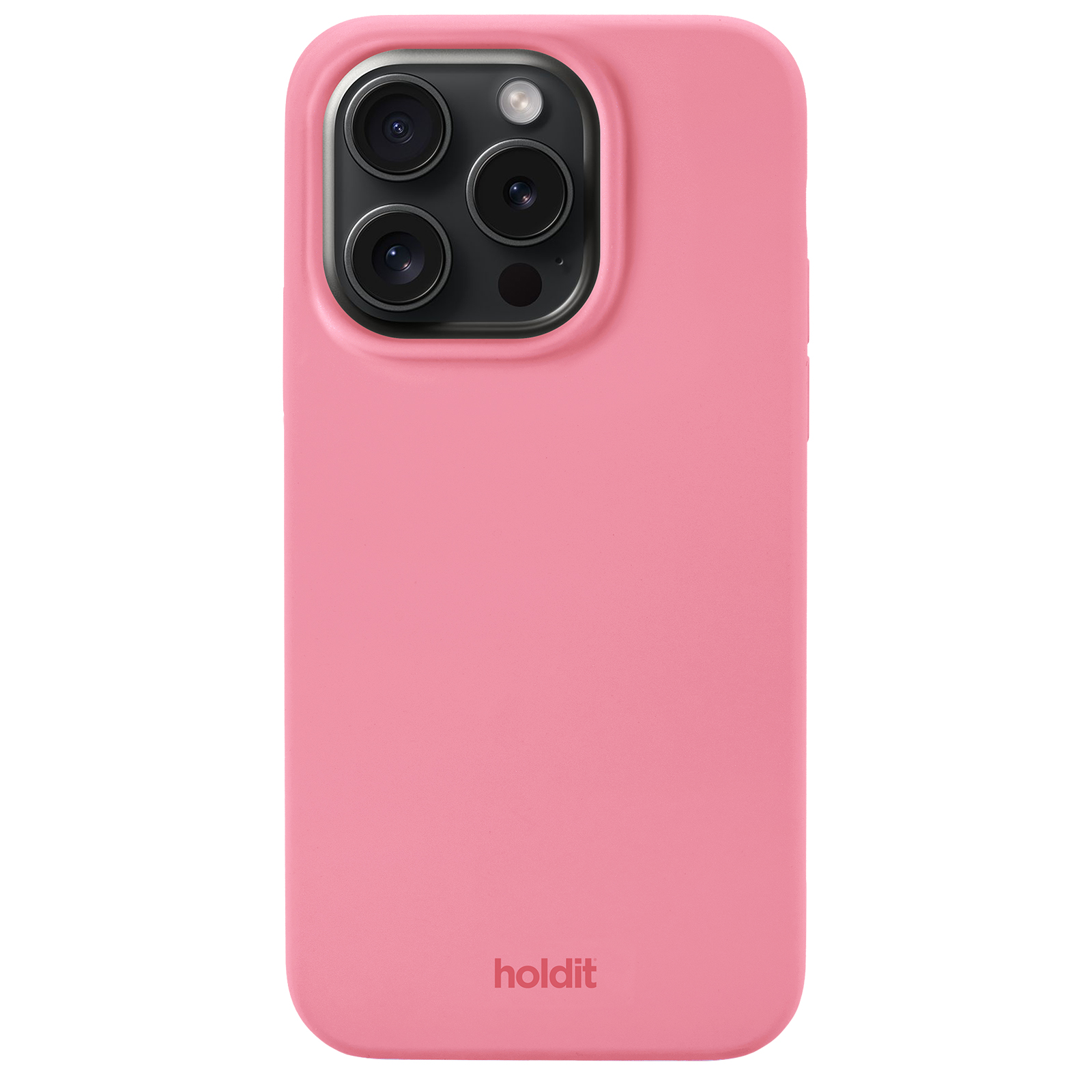 Гръб Holdit Silicone Case за iPhone 14 Pro - Rouge Pink