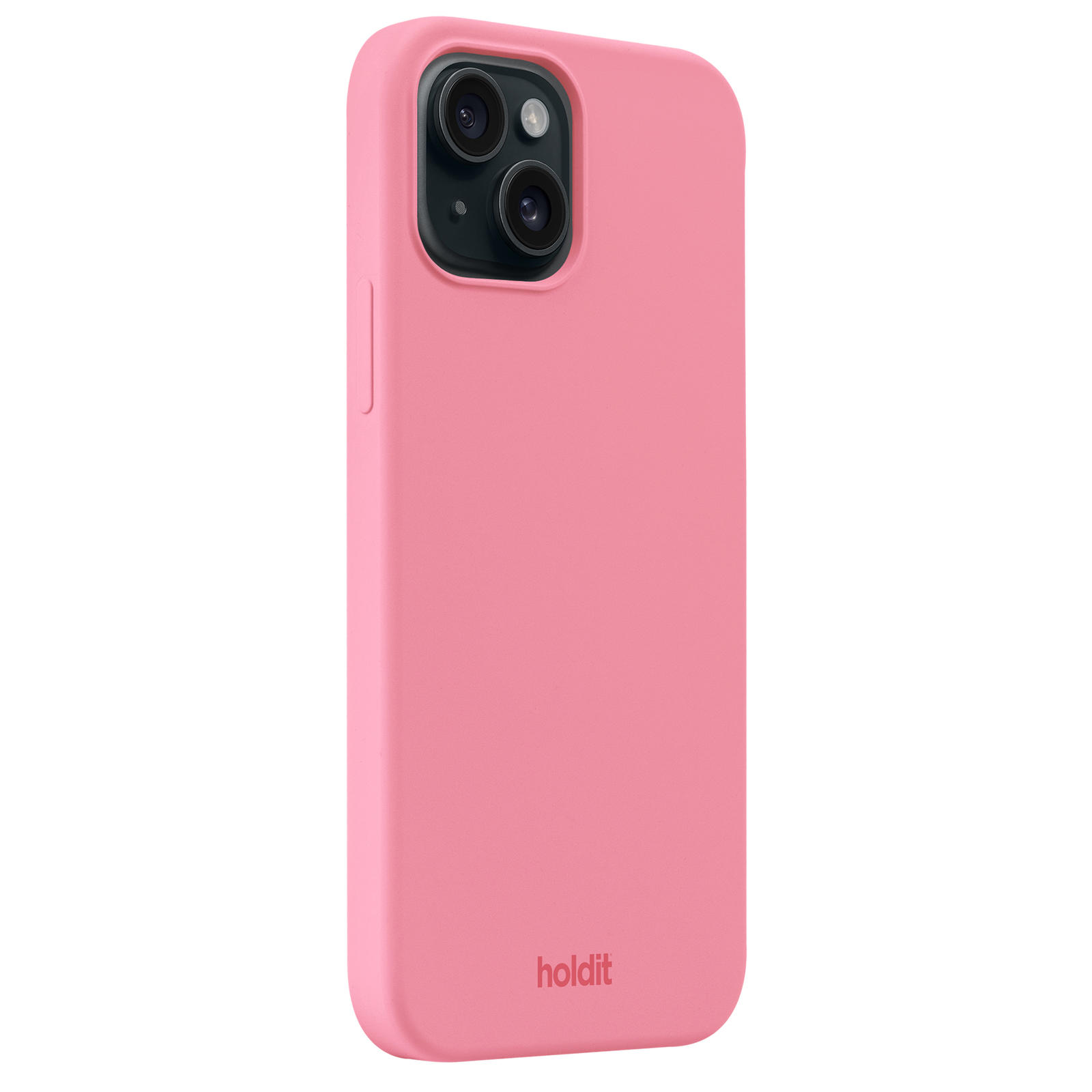 Гръб Holdit за iPhone 15, Silicone Case, Rouge Pink